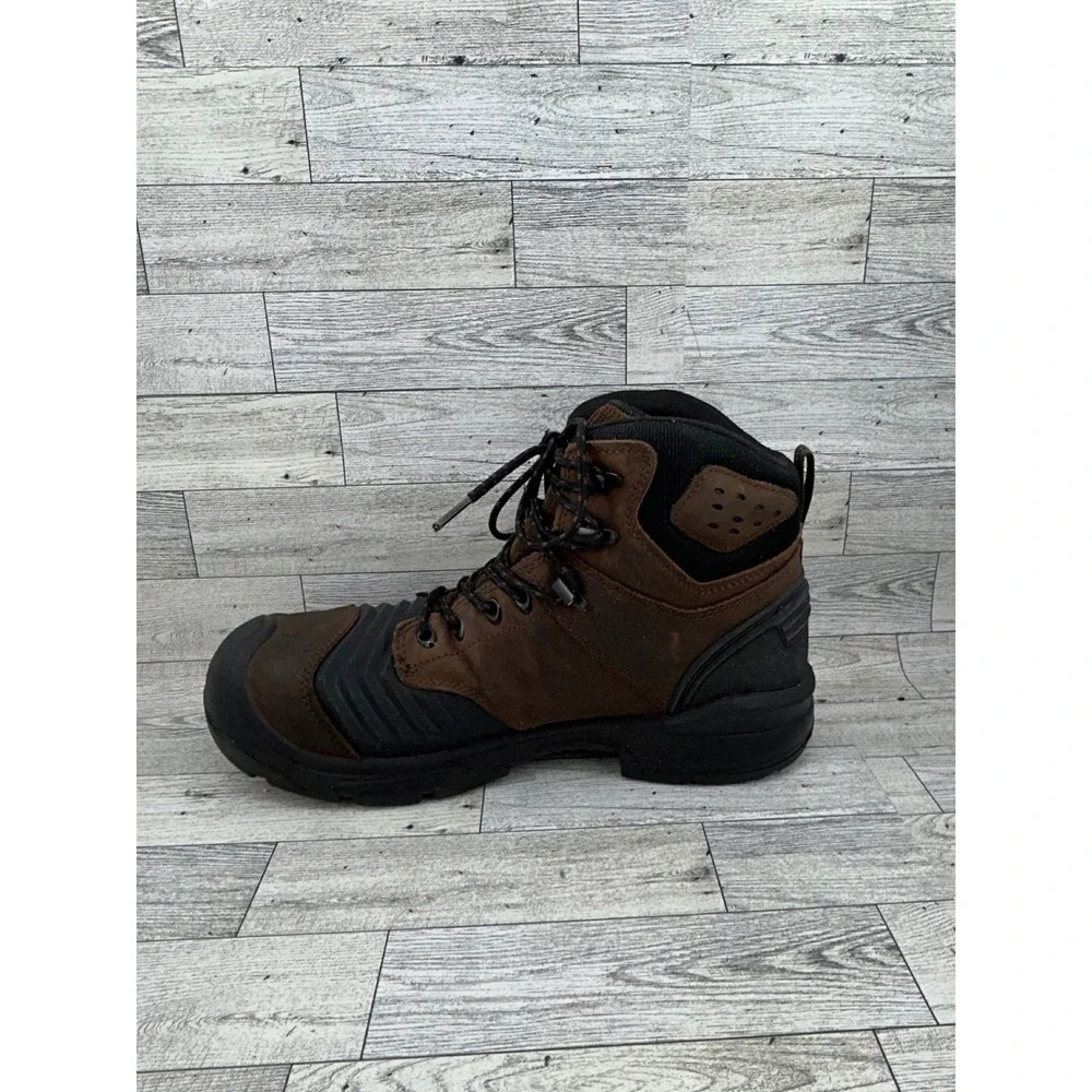 Keen Utility Troy 6 Men Carbon Fiber Toe Waterproof Work Boots Dark Earth 11.5D